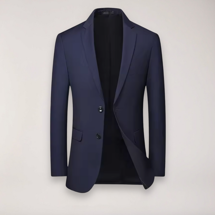 Men's wedding suit: a stylish two-piece formal ensemble with a sophisticated tailored fit.