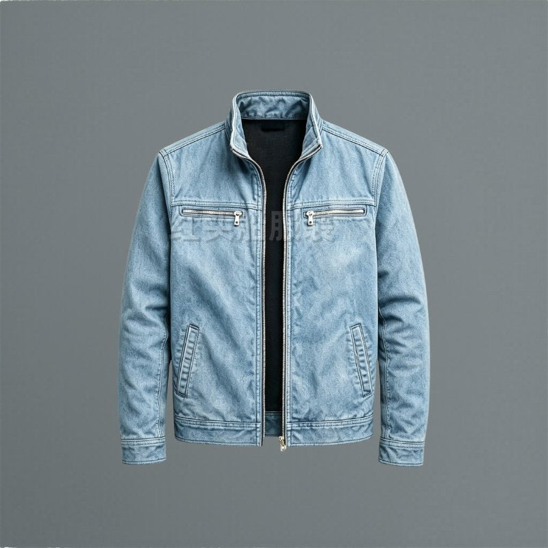 Refined men's classic fit jacket, offering smart casual style and comfort for everyday wear & layering.