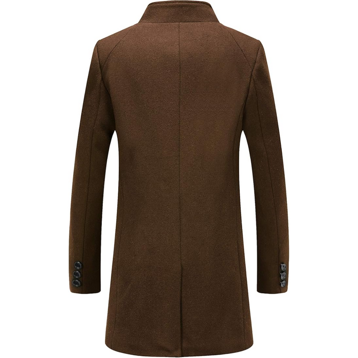 Pedro men's classic trench coat, a premium wool blend overcoat for timeless winter fashion.