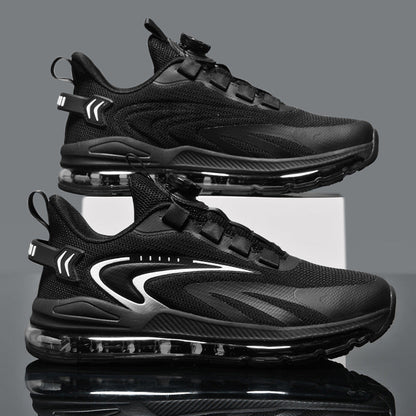 Blue Men's Clayton athletic running shoes, lightweight design ideal for gym training and performance workouts.