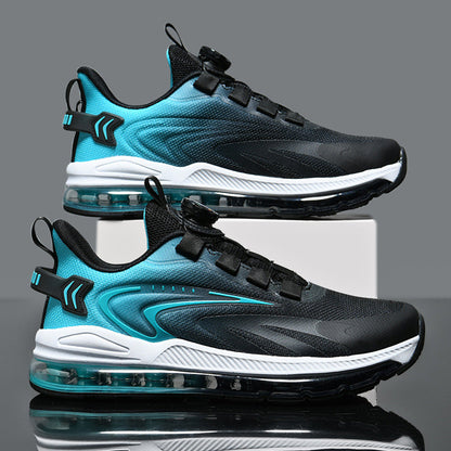Black Clayton men's sneakers, providing superior cushioning for all-day comfort and active wear.