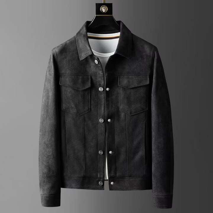 Versatile Gray Men's Clayton Jacket, an essential outerwear piece with practical utility pockets.