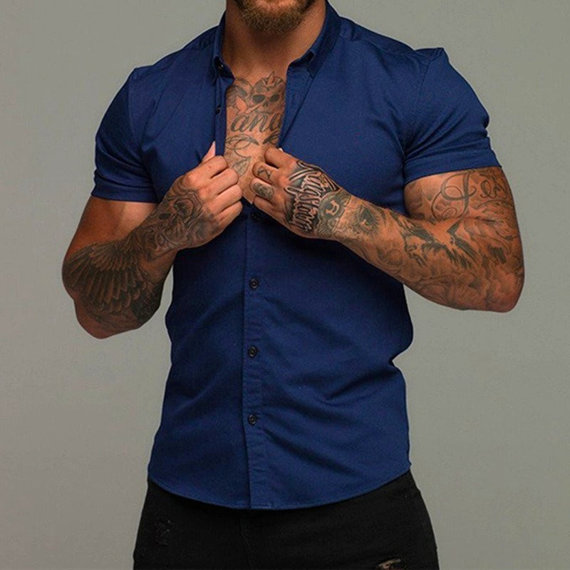 Comfortable Men's Colburn Short Sleeve Performance Shirt, versatile for casual wear and active use, modern style.