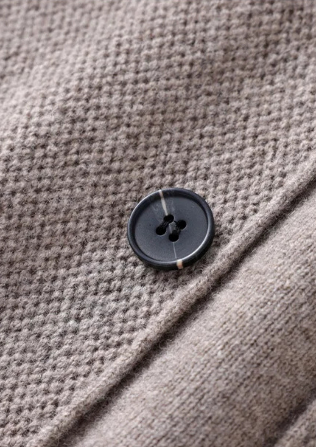 Stylish men's collared cardigan sweater, a versatile button-up for effortless all-season casual & smart casual fashion.