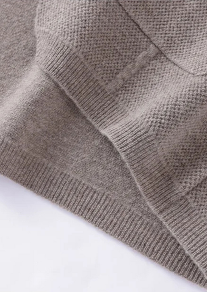 Men's collared pocket cardigan sweater, a button-up for smart casual, relaxed fit & versatile layering.