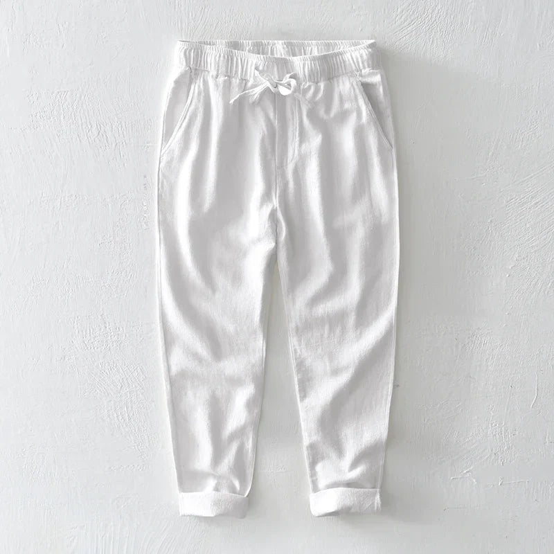 Men's comfort pants, relaxed fit, perfect for casual everyday wear. Lightweight & versatile casual trousers.