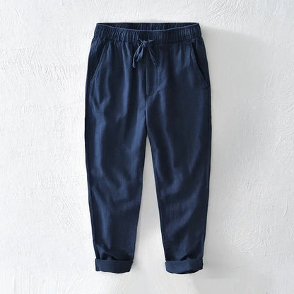 Stylish men's comfort pants, versatile for smart casual or relaxed everyday wear. Effortless men's fashion.