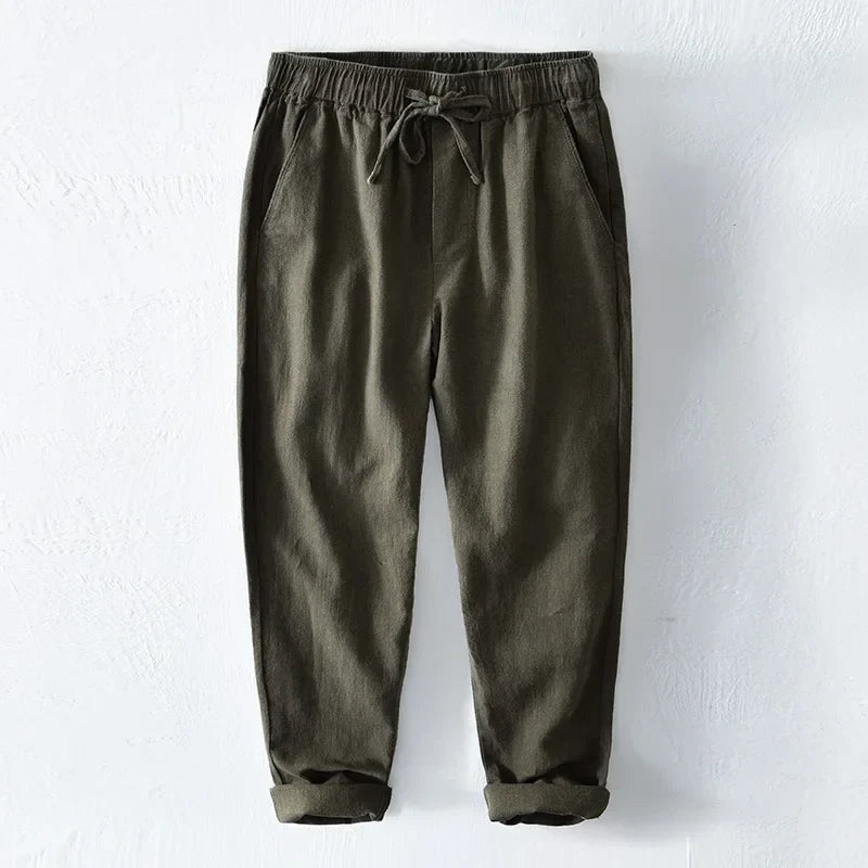 Men's relaxed fit comfort trousers, ideal for men's fashion, offering effortless style & all-day wear.