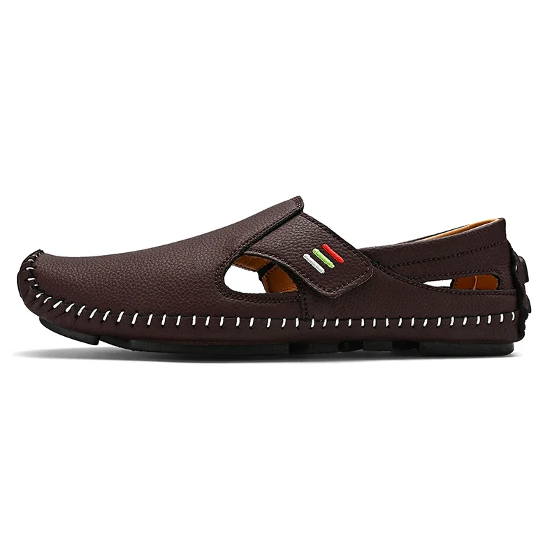 Men's summer casual footwear with adjustable strap, ideal for daily wear and vacation comfort.