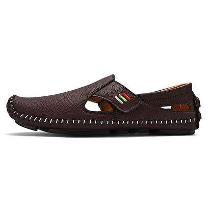 Men's summer casual footwear with adjustable strap, ideal for daily wear and vacation comfort.