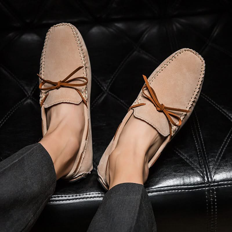 Brown men's versatile slip-on loafers for effortless everyday comfort & style.