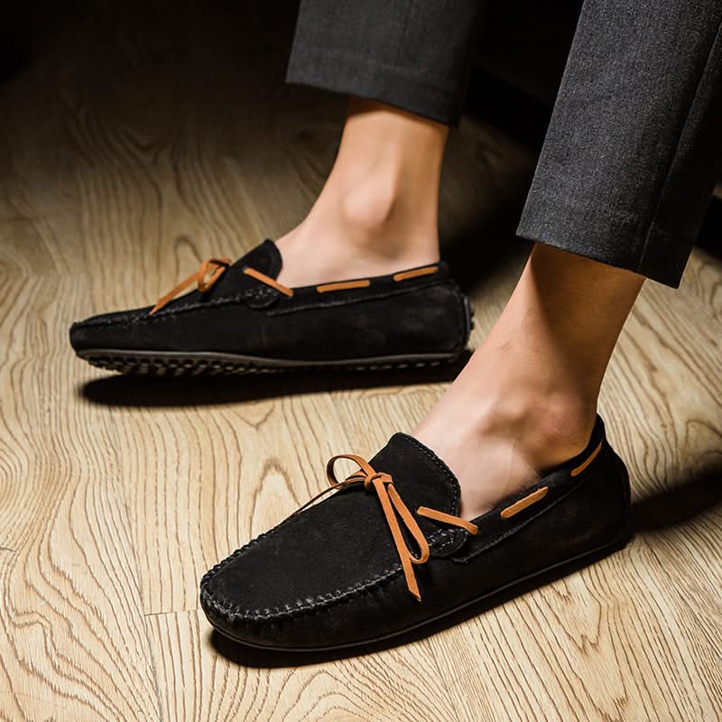 Classic men's slip-on loafers, perfect casual shoes for everyday comfort.