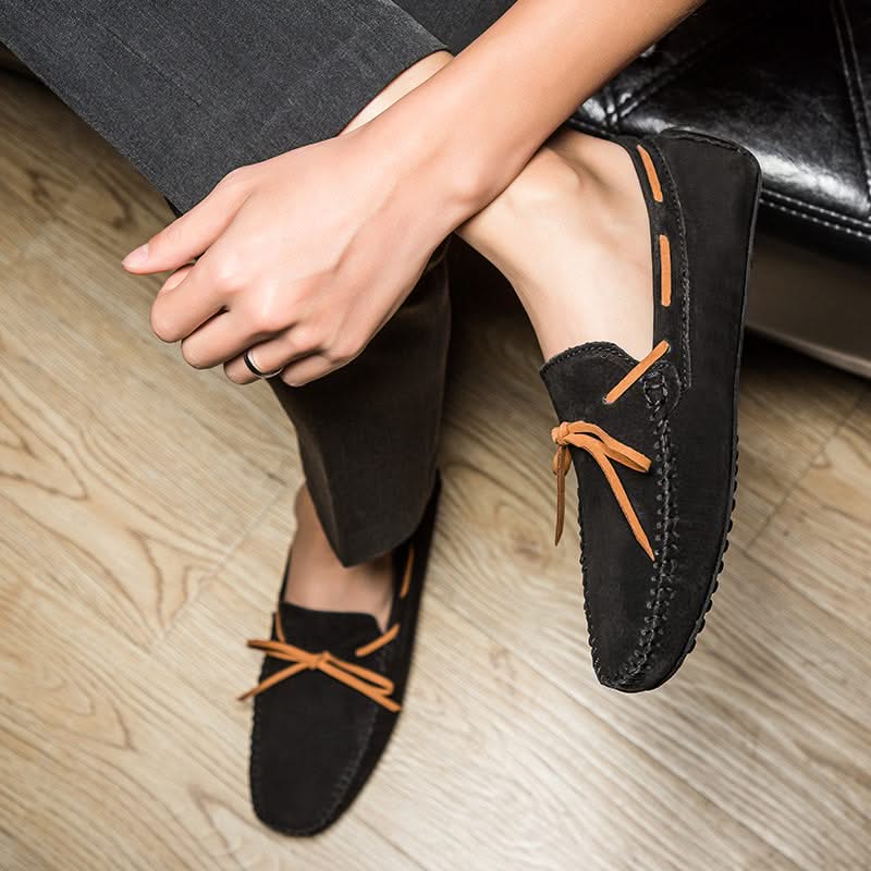 Lightweight men's slip-on loafers, comfortable for summer and daily walking.