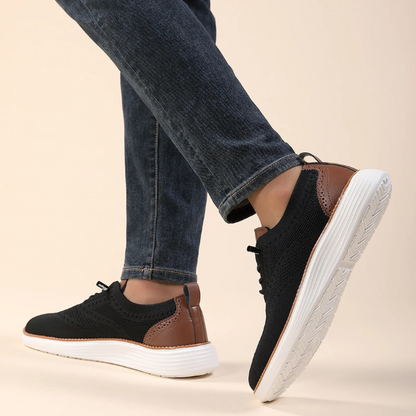 Men's versatile brogue dress sneakers, perfect for work, fashion, or casual outings.