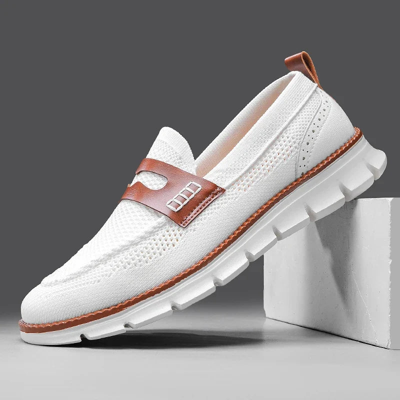 Stylish men's everyday loafers, easy to wear slip-on design for comfort.