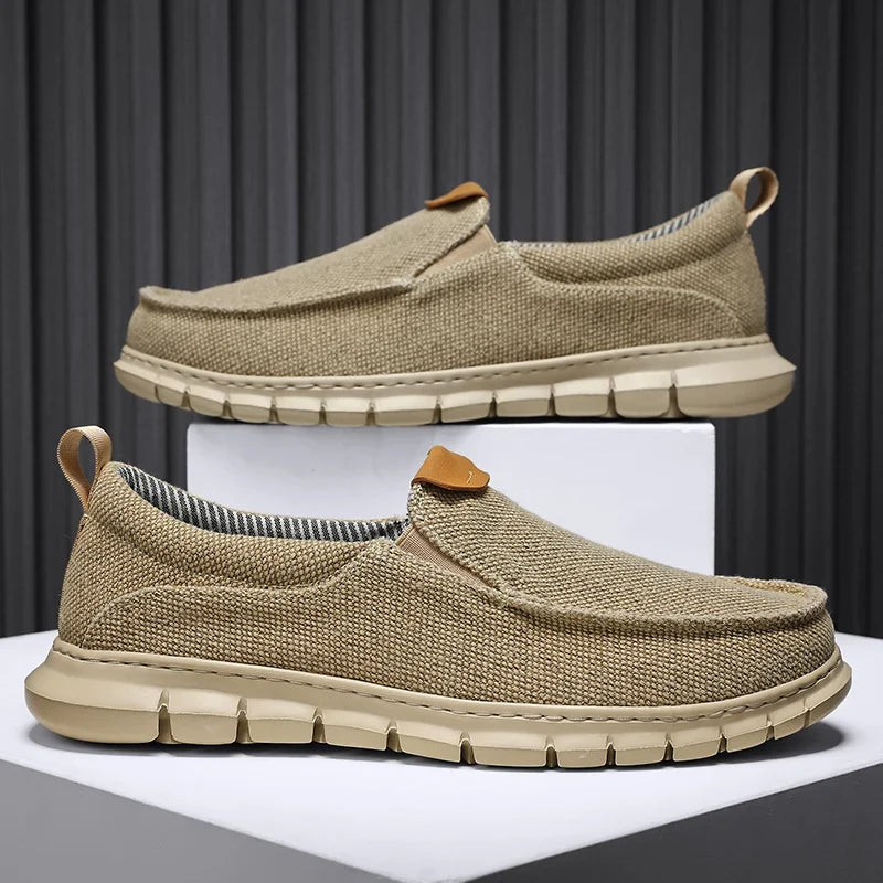 Versatile men's slip-on shoes. Comfortable, lightweight casual footwear ideal for everyday fashion & walking.