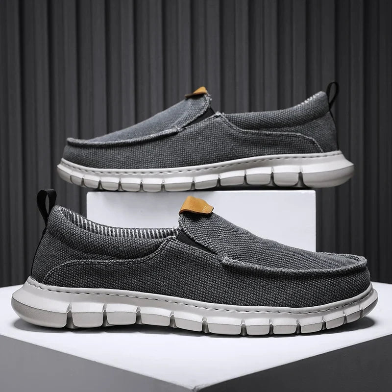Lightweight men's slip-on casual shoes, designed for maximum comfort & easy everyday wear. Great for walking.