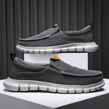 Lightweight men's slip-on casual shoes, designed for maximum comfort & easy everyday wear. Great for walking.