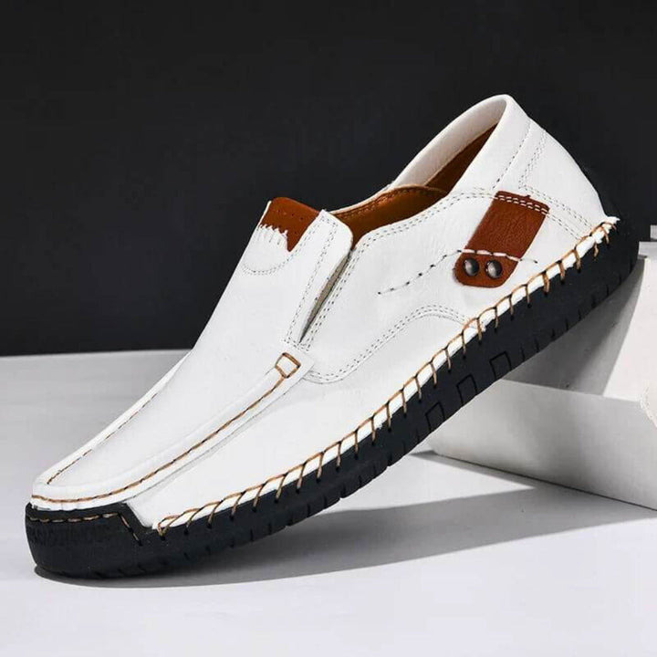 Men's comfortable & supportive slip-on shoes with arch support, excellent for everyday wear & walking.