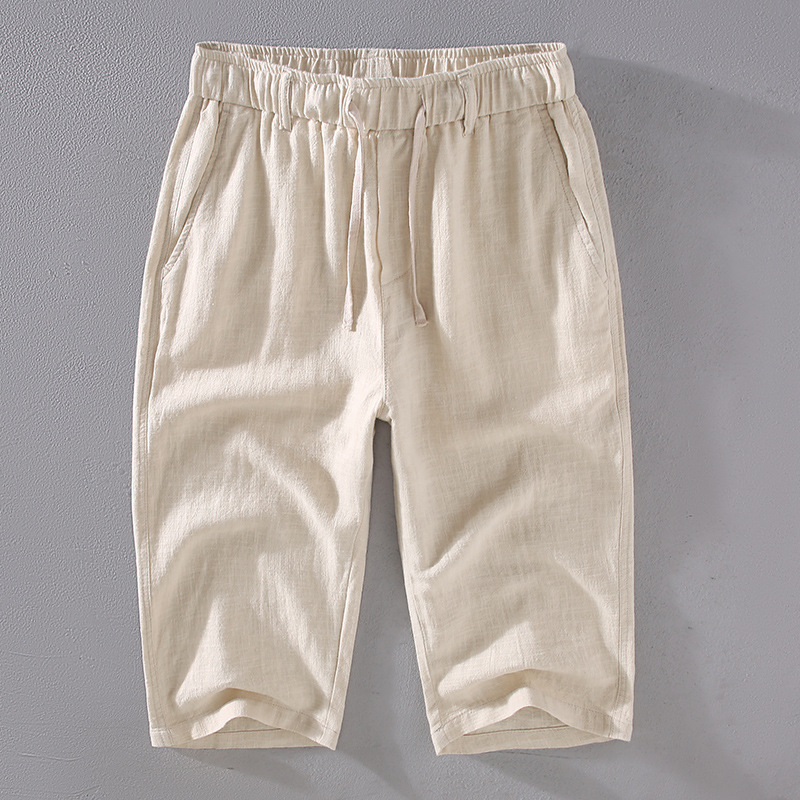 Men's comfortable summer drawstring shorts, perfect for casual everyday wear and warm weather.
