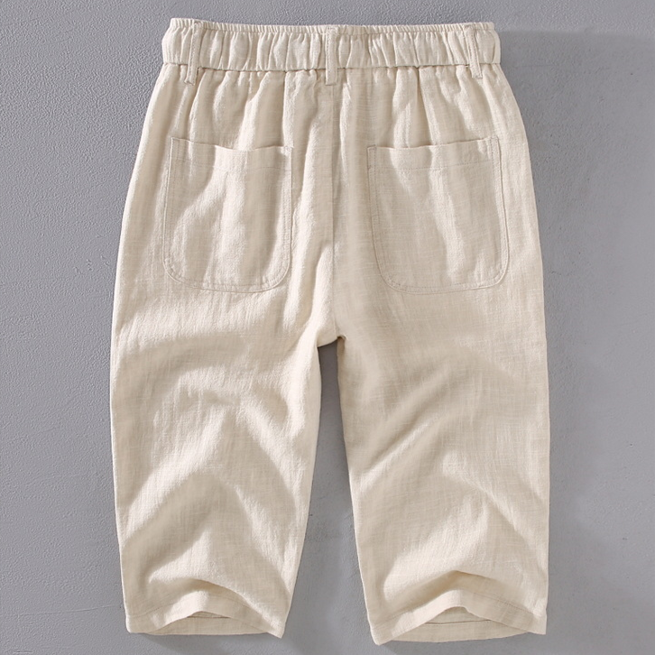 Relaxed fit men's comfort shorts with drawstring, ideal for summer activities and beach days.