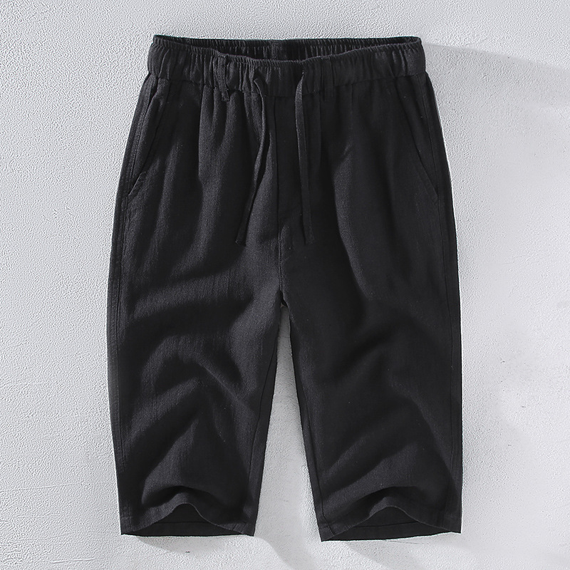 Men's casual beach shorts with adjustable drawstring, great for vacation and warm weather essentials.
