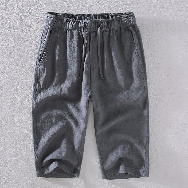 Stylish men's fashion drawstring shorts, perfect for summer, beach, and casual everyday wear.