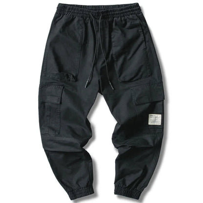 Versatile men's tapered joggers, comfortable for athletic activities, casual outings, or relaxing loungewear. Cotton blend.