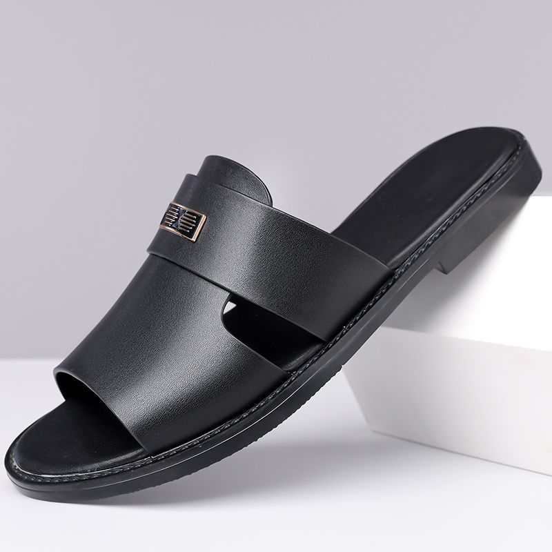 Durable men's walking sandals, slip-on style perfect for beach, casual and summer shoes.