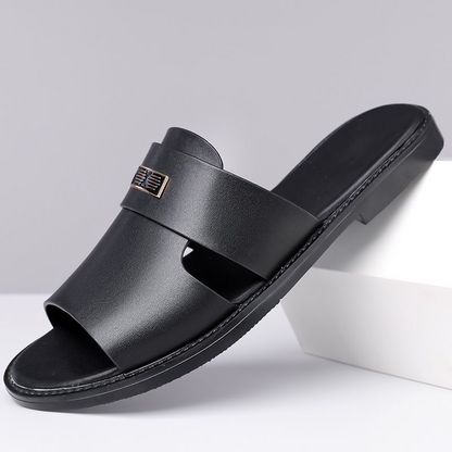 Durable men's walking sandals, slip-on style perfect for beach, casual and summer shoes.