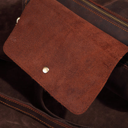 Men's Cooper genuine leather everyday bag, a sophisticated messenger style for men on the go.