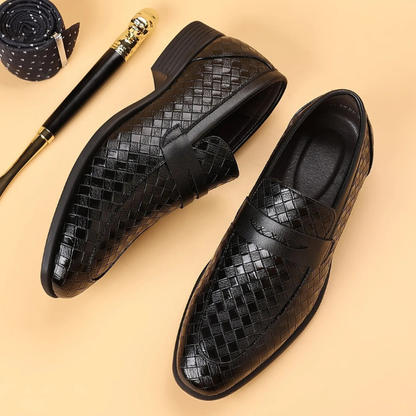 Men's Corté woven slip-on loafers styled for a versatile, comfortable everyday look.