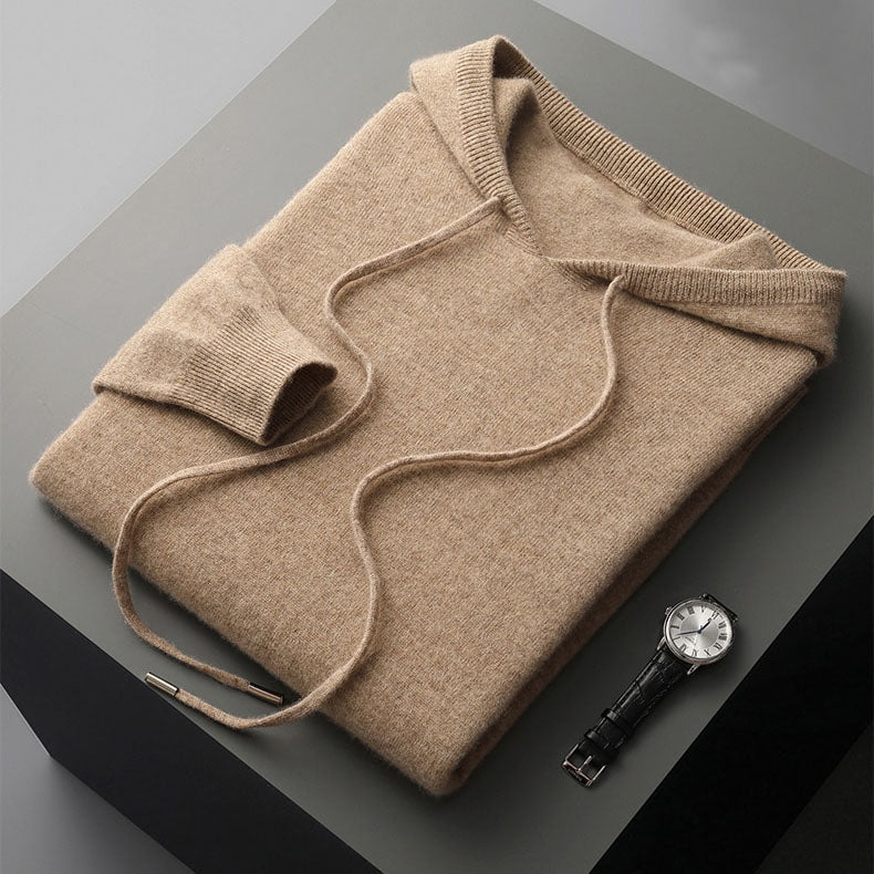 Men's autumn wear comfort hoodie, a soft and cozy top for everyday casual style and layering.