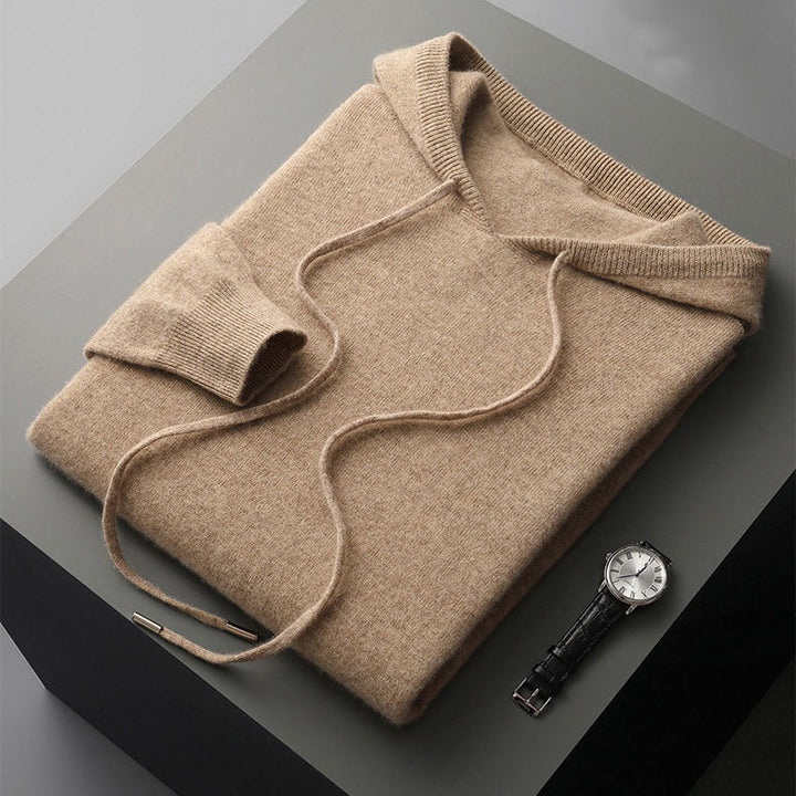 Men's autumn wear comfort hoodie, a soft and cozy top for everyday casual style and layering.