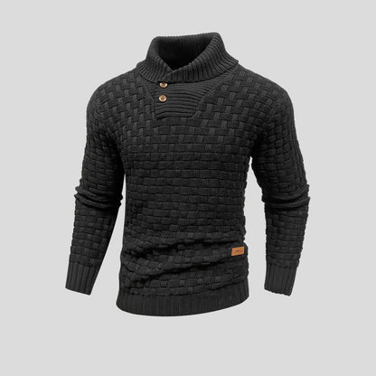 Men's Cozy Oslo Pullover Sweater in a stylish crew neck. Ideal for warm winter fashion & fall style.
