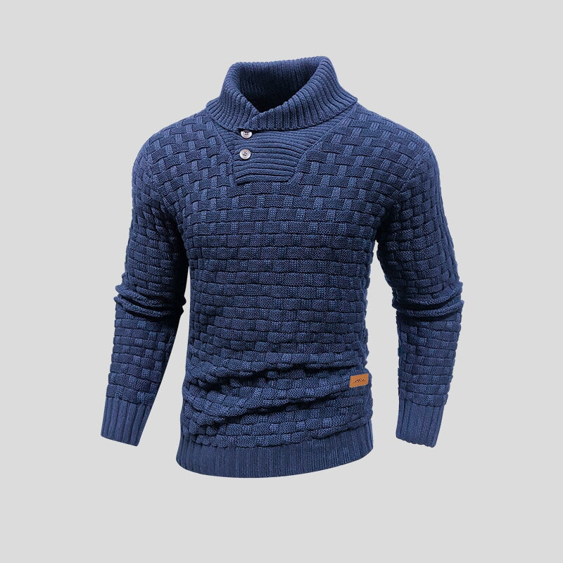 Stylish men's Oslo crew neck pullover. Soft, warm sweater for comfortable fall style and winter fashion.