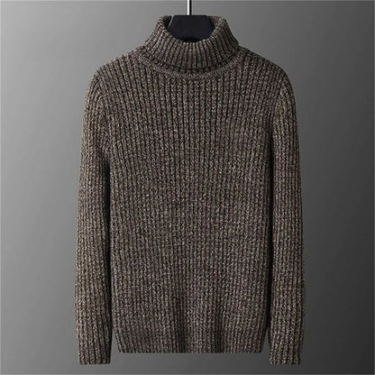 Stylish men's roll neck sweater, a versatile and comfortable knitwear top for casual fashion.
