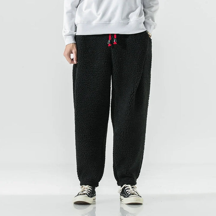 Comfortable men's sherpa activewear joggers, perfect for a relaxed fit and effortless everyday style.