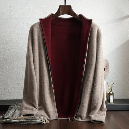Stylish men's casual winter jacket, a cozy layer for everyday wear. Warm outerwear for cold weather fashion.