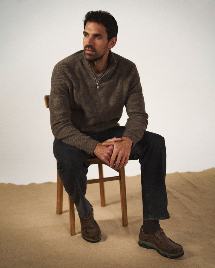 Brown Men's Dakota loafers, comfortable slip-on shoes with durable, classic style for everyday wear.