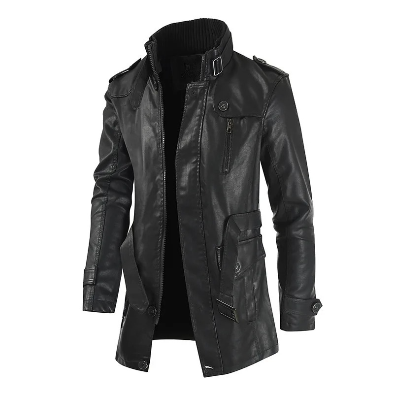 Classic men's brown jacket, Dexter All-Season outerwear, versatile everyday style with a stand-up collar.