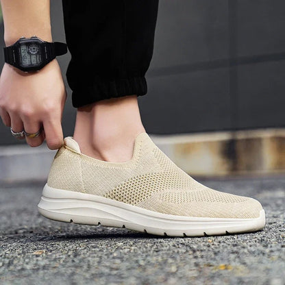 Men's DriftWalk knit slip-on shoes for casual wear, lightweight & breathable all day comfort.