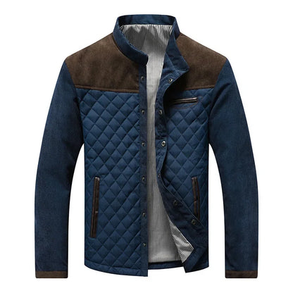 Men's durable brown winter jacket for all-weather protection. Warm, versatile outerwear ideal for cold climates & everyday wear.