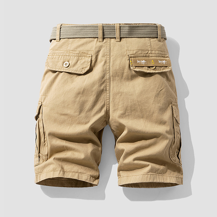 Versatile men's cargo shorts with utility pockets, perfect for travel, hiking, and outdoor adventures.