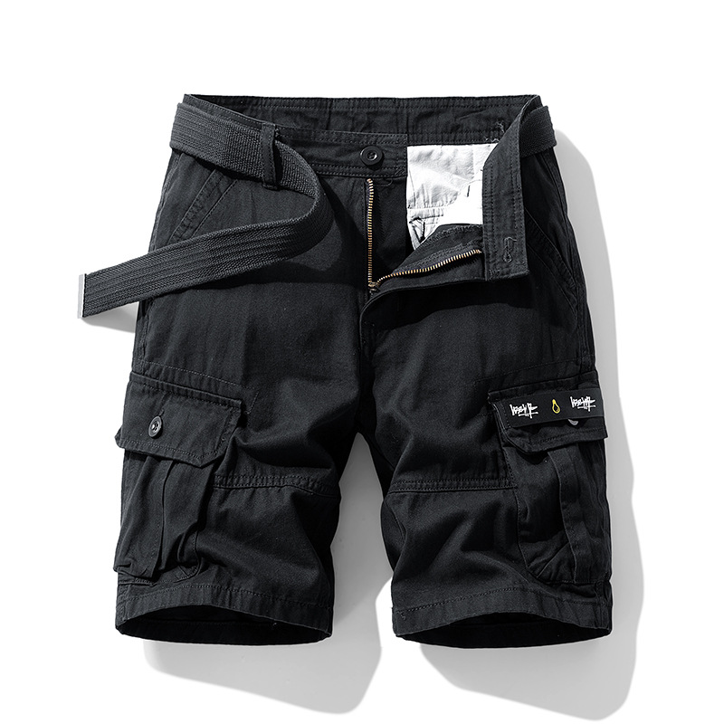 Front view of men's casual cargo shorts, ideal for versatile everyday wear, travel, and outdoor adventures.