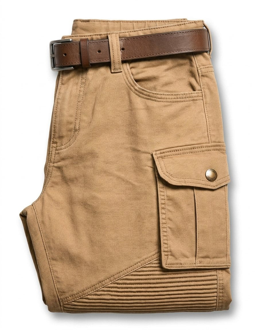 Men's durable field cargo work pants for rugged outdoor activities and demanding jobs.