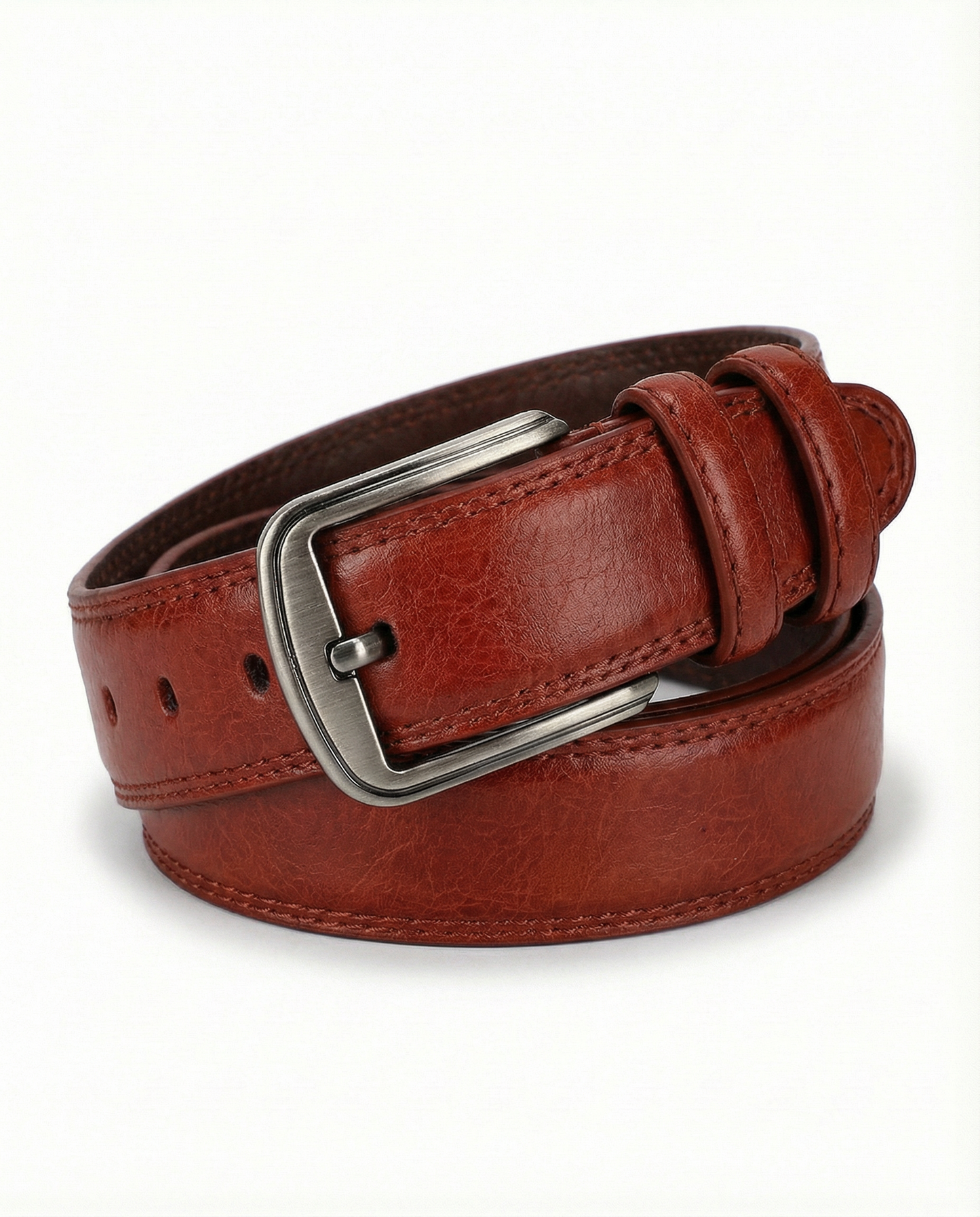 Premium men's classic leather belt; full-grain & vegetable tanned for superior durability & everyday wear.