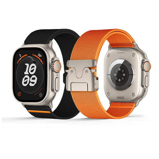 Men's durable nylon sport watch band, perfect for activewear and daily use.