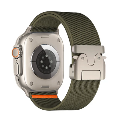 Activewear men's watch band, rugged nylon construction for ultimate durability and comfort.