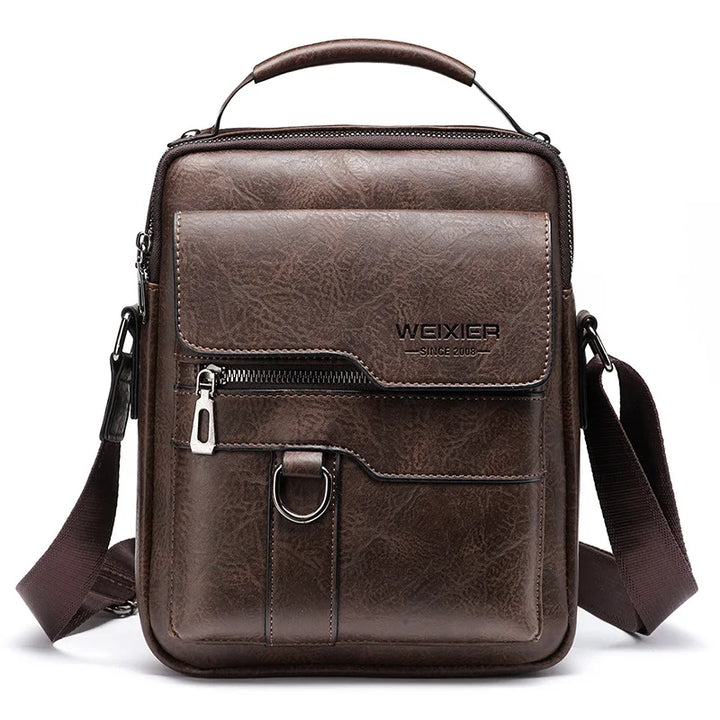 Men's durable shoulder bag with adjustable strap, ideal for daily use, work, or travel.
